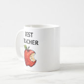 BESTE LERAAR Apple Educator Cadeau Koffiemok (Voorkant links)