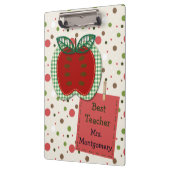 Beste leraar Apple op maat Klembord (Links)