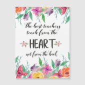 Beste leraar Appreciezer citaat Dank je cadeau (Voorkant)