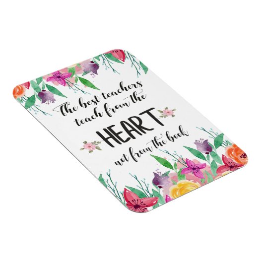 Beste leraar Appreciezer citaat Dank je cadeau Magneet (Rechterzijde)