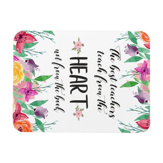 Beste leraar Appreciezer citaat Dank je cadeau Magneet (Horizontaal)