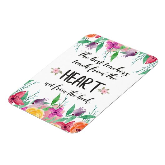 Beste leraar Appreciezer citaat Dank je cadeau Magneet (Linkerzijde)