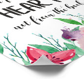 Beste leraar Appreciezer citaat Dank je cadeau Poster (Hoek)