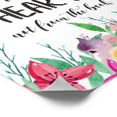 Beste leraar Appreciezer citaat Dank je cadeau Poster (Hoek)