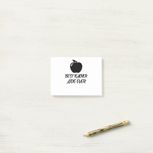 Beste leraar-assistent post-it® notes (Op bureau)