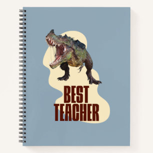 Beste Leraar Dinosaurus Klaslokaal Humor Notitieboek