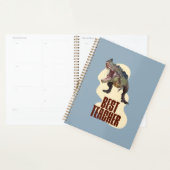 Beste Leraar Dinosaurus Klaslokaal Humor Planner (Display)