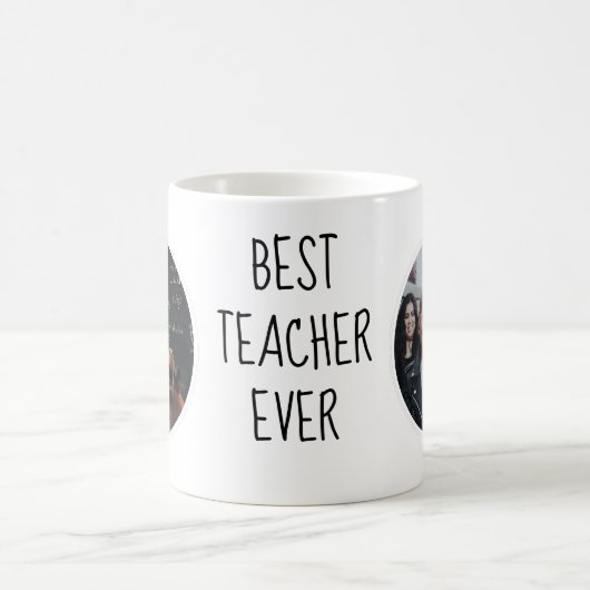 Beste leraar Ever - Aangepaste foto-Mok Koffiemok (Center)