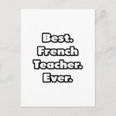 Beste. Leraar Frans. Ooit. Briefkaart (Voorkant)