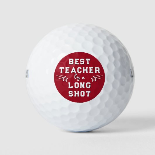 Beste leraar golfballen (Voorkant)