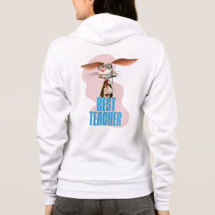 Beste Leraar Grappige Konijn Klas Humor Hoodie