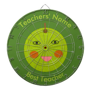 Beste leraar Happy Apple Custom Dart Board Dartbord