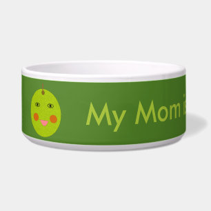 Beste leraar Happy Apple Custom Dog Bowl Voerbakje