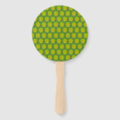 Beste leraar Happy Apple Custom Hand Fan Handwaaier (Achterkant)