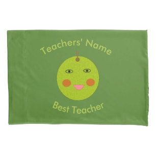 Beste leraar Happy Apple Custom Kussensloop