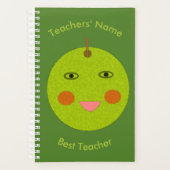Beste leraar Happy Apple Custom Planner (Voorkant)