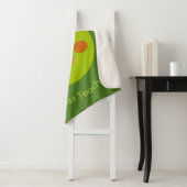 Beste leraar Happy Apple Custom Sherpa Blanket Deken (In situ)