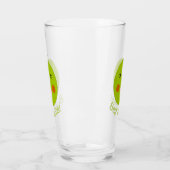 Beste leraar Happy Apple Glas (Links)