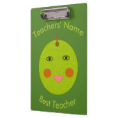 Beste leraar Happy Apple-klembord Klembord (Links)