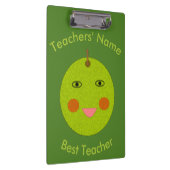 Beste leraar Happy Apple-klembord Klembord (Rechts)
