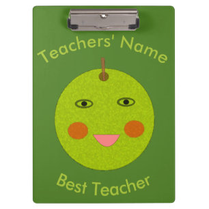 Beste leraar Happy Apple-klembord Klembord