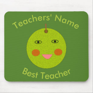 Beste leraar Happy Apple Mousepad Muismat