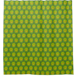 Beste leraar Happy Apple Shower Curtain Douchegordijn