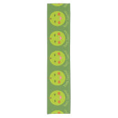 Beste leraar Happy Apple Table Runner Korte Tafelloper (Voorkant)