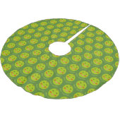 Beste leraar Happy Apple Tree Skirt Kerstboom Rok (Gekanteld)