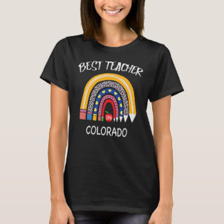 Beste leraar in Colorado-lerarenwaardering T-shirt