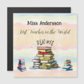 Beste leraar in de wereld Illustratie (Voorkant / Achterkant)