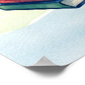 Beste leraar in de wereld Illustratie Poster (Hoek)