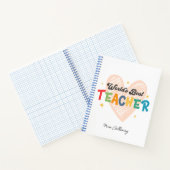 Beste leraar in de wereld op maat notitieboek (Binnen)