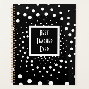 Beste leraar in zwart-wit, ooit planner