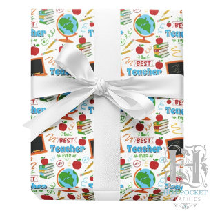 Beste leraar inpakpapier