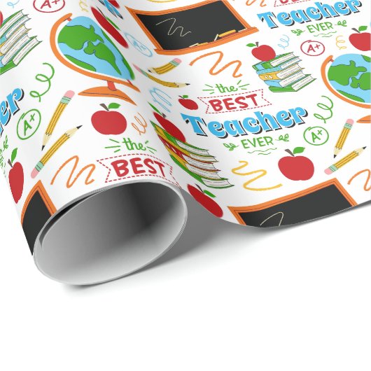 Beste leraar inpakpapier (Rol Hoek)