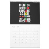 Beste leraar inspiraties kalender (Mar 2027)