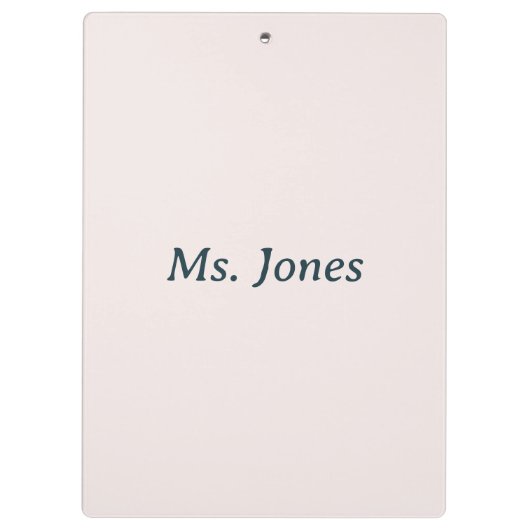 Beste leraar klembord (Achterkant)