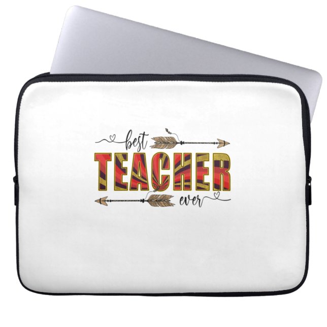 Beste leraar kunst Beste leraar ooit Laptop Sleeve (Voorkant)