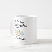 Beste leraar ooit, aangepast leraar Dank je cadeau Koffiemok (Voorkant links)