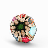 Beste leraar ooit aangepaste cadeaus van klasse fotoblokken (Rechts)