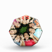 Beste leraar ooit aangepaste cadeaus van klasse fotoblokken (Voorkant)