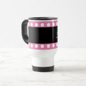 Beste leraar ooit aangepaste kleurenpols A01 Reisbeker (Voorkant links)