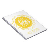 Beste leraar ooit, aangepaste laptop notitieboek (Rechterzijde)