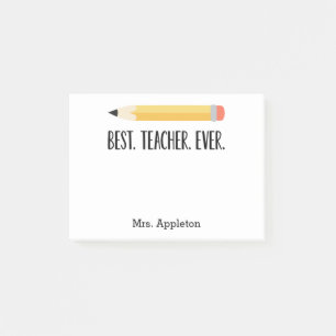Beste leraar ooit Aangepaste notities Post-it® Notes