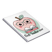 Beste leraar ooit Apple Design Notitieboek (Rechterzijde)