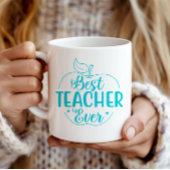 Beste leraar ooit Apple gepersonaliseerd Koffiemok