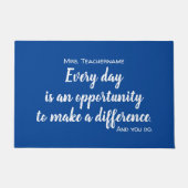 Beste leraar ooit bedankt Classroom Welkom Mat (Voorkant)