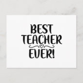 Beste leraar ooit briefkaart (Voorkant)