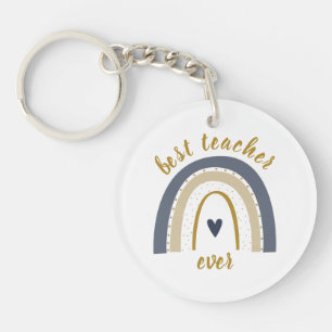 Beste leraar ooit cadeau sleutelhanger